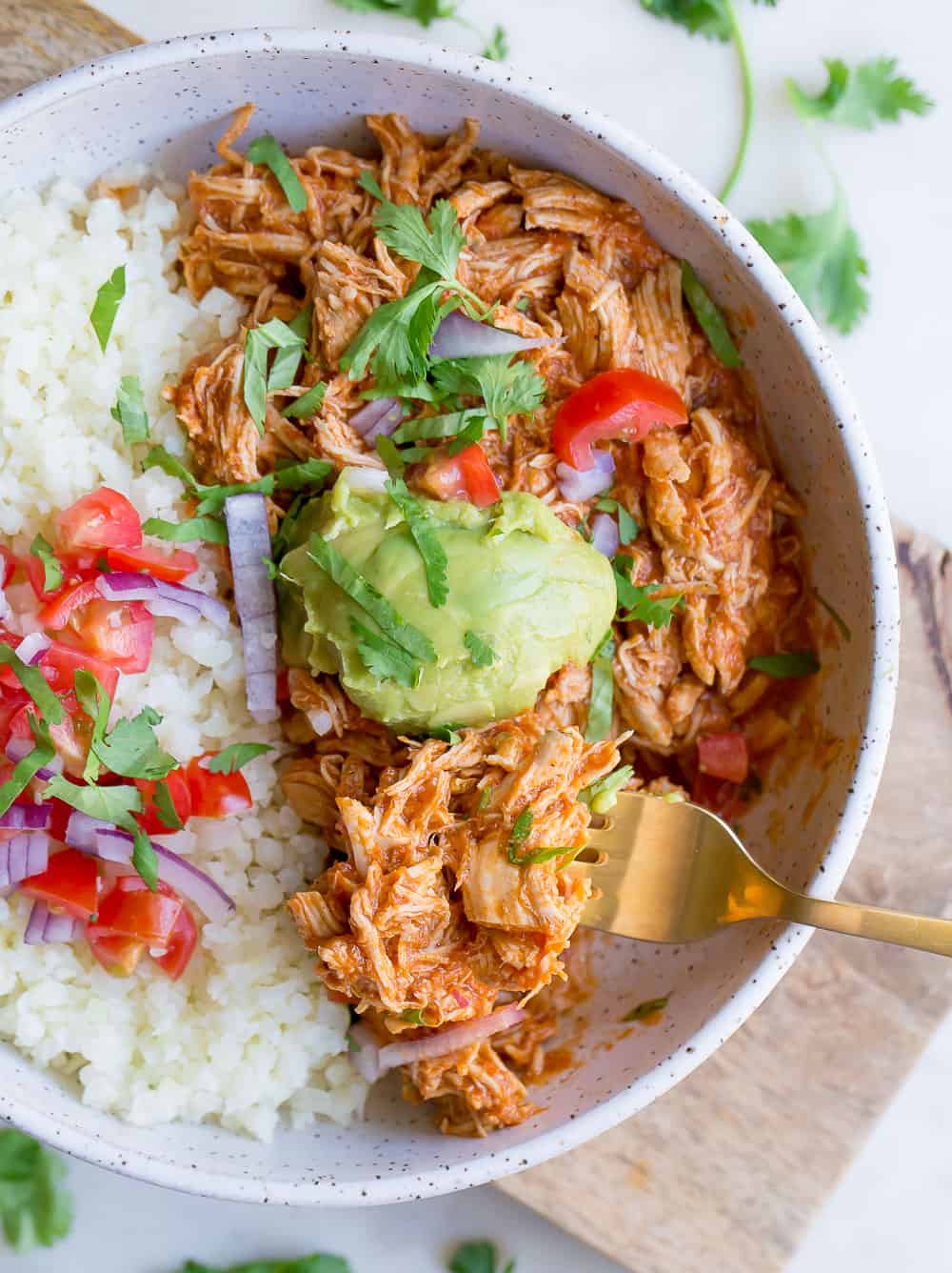 Minute Instant Pot Chicken Tinga Tacos: Whole30 & Keto